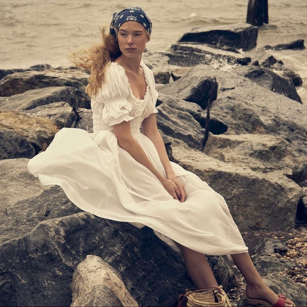 Doen Ischia Dress - Salt - Small